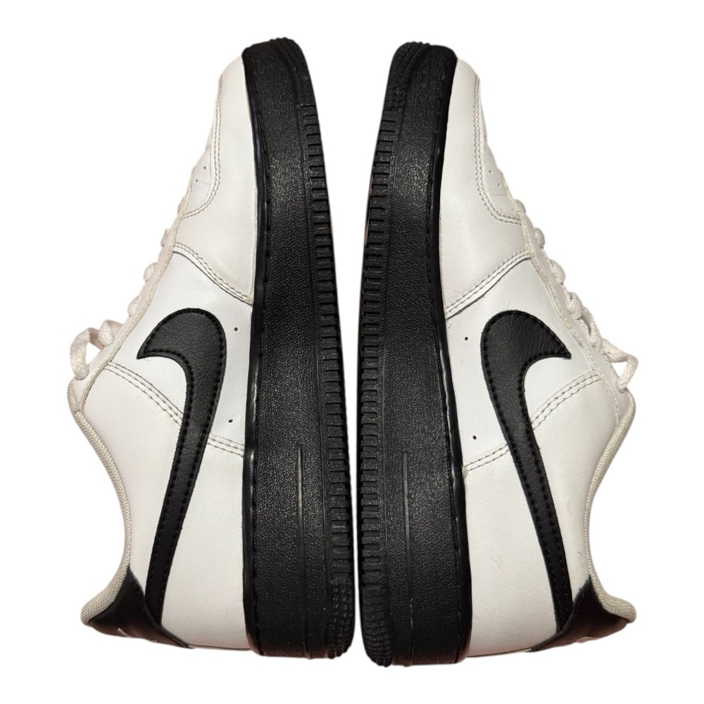 Nike Air Force 1 Men's White and Black Shoes - Picture 3 of 6